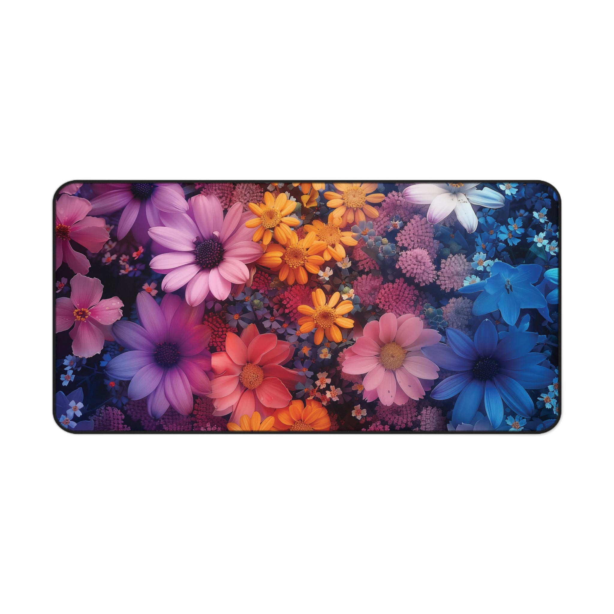 Vibrant Daisy Garden Desk Mat