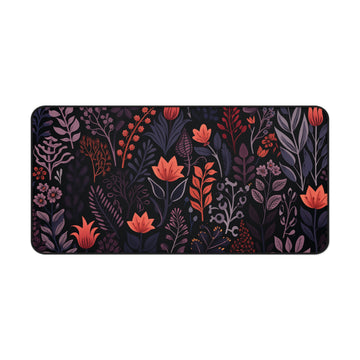 Floral Noir Desk Mat