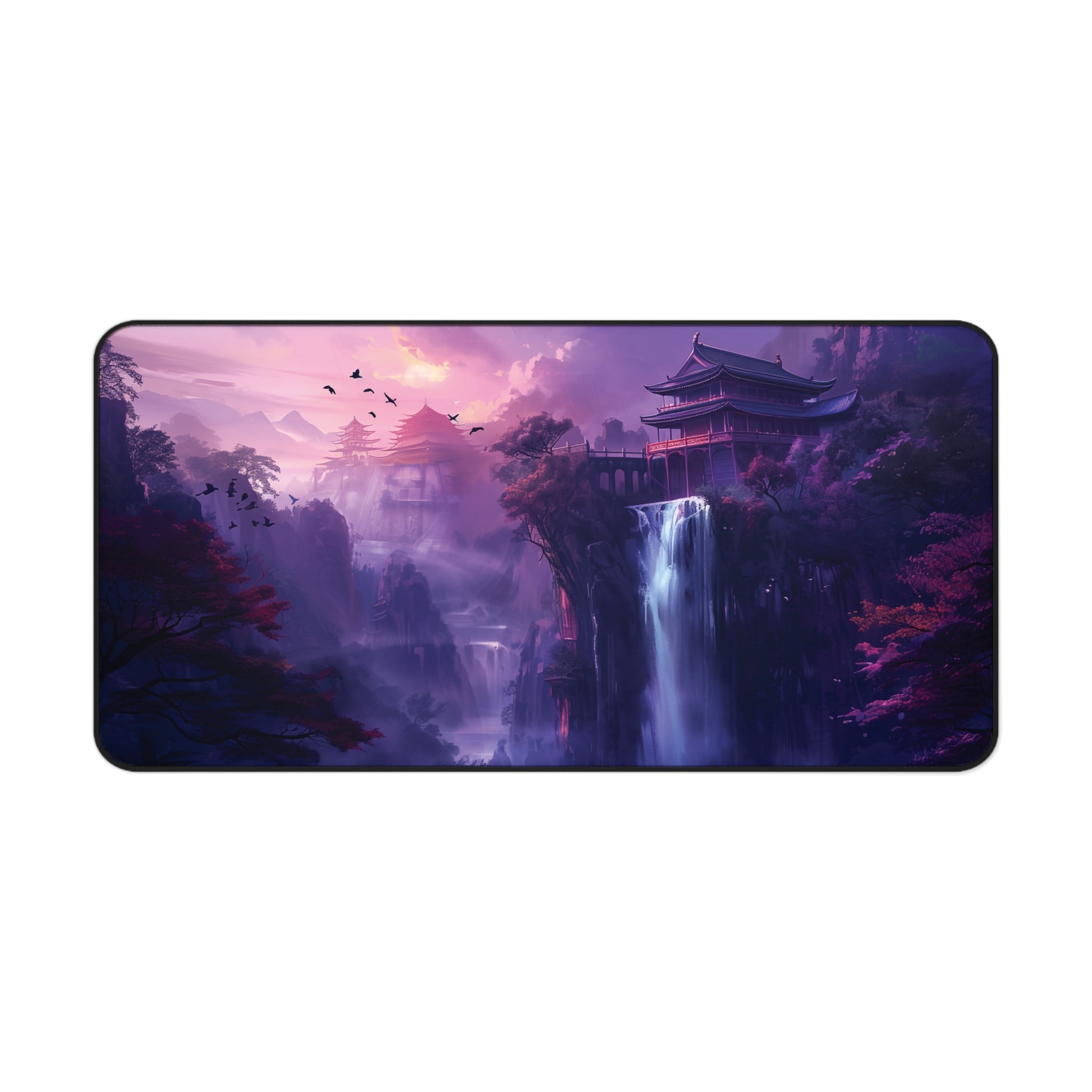 Mystical Japanese Cliffside Desk Mat