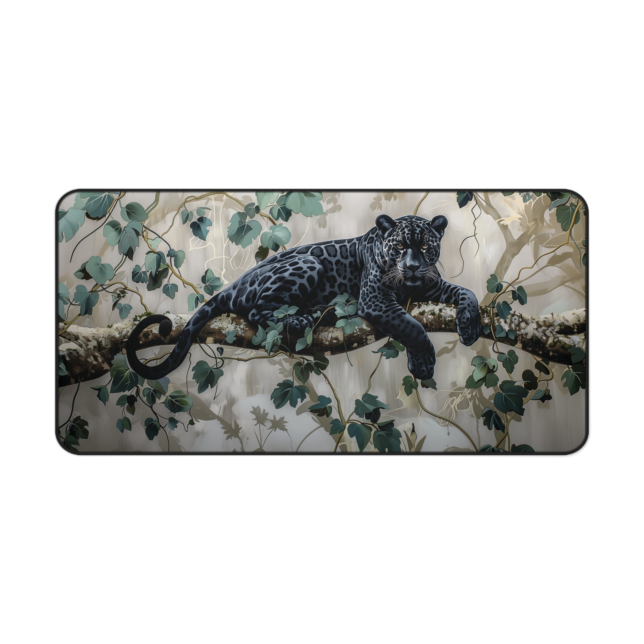 Black Panther Forest Desk Mat