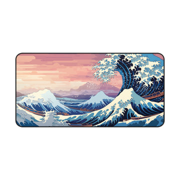 Great Wave Art Desk Mat