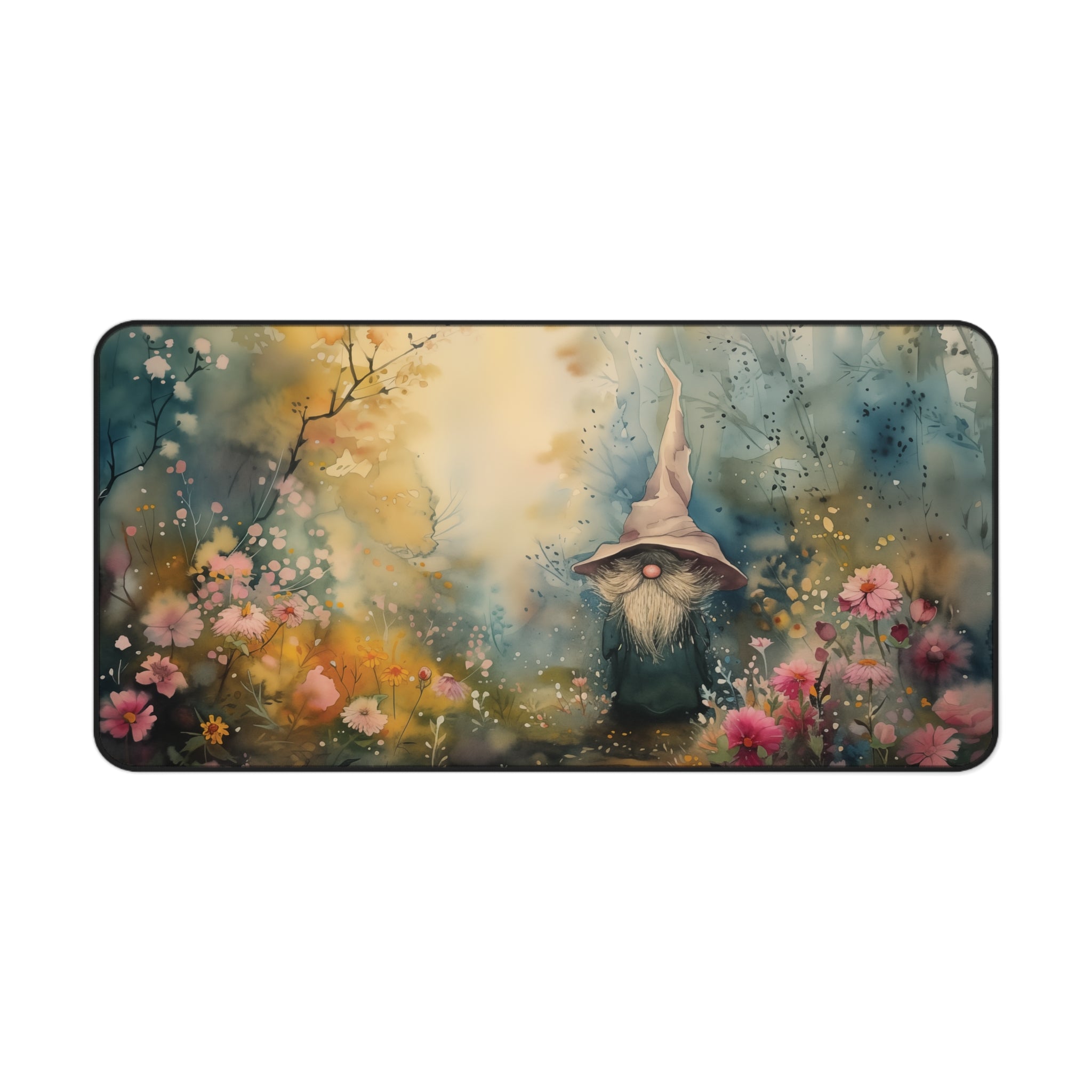 Enchanted Forest Gnome Desk Mat