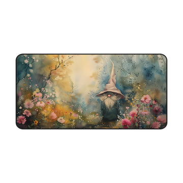 Enchanted Forest Gnome Desk Mat