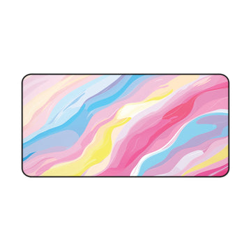 Pastel Wave Desk Mat